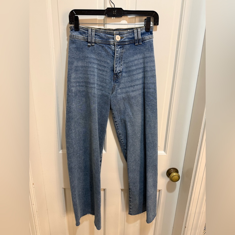Zara Denim Wide Leg Jeans